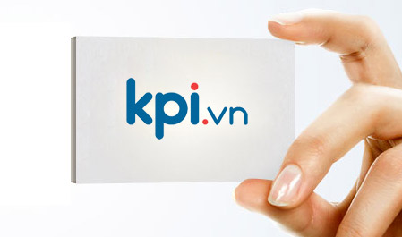 Logo nhận dạng thương hiệu kpi.vn đồng thời là địa chỉ website