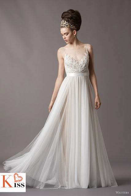 Watters 2013 Spring Lace Tulle Wedding Dresses