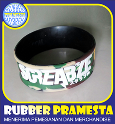 GELANG KARET SCREABLE ATITTUDE | GELANG KARET | GELANG KARET DISTRO | GELANG KARET CUSTOM