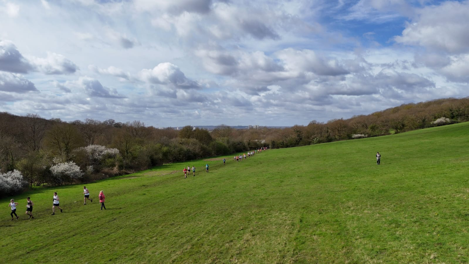 The iconic #Orion15 race in Epping Forest. Aerial view by John Hanlon