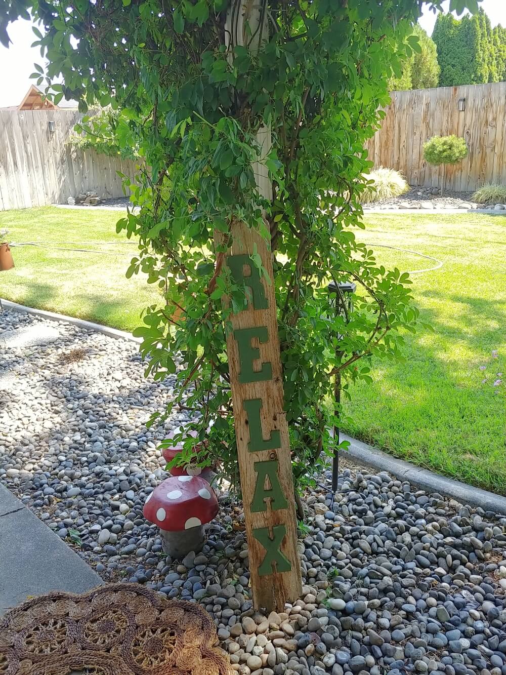 reclaimed wood sign