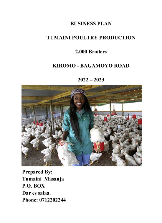 Poultry Production Business plan
