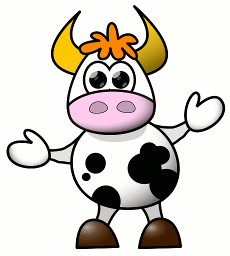 cow cartoon