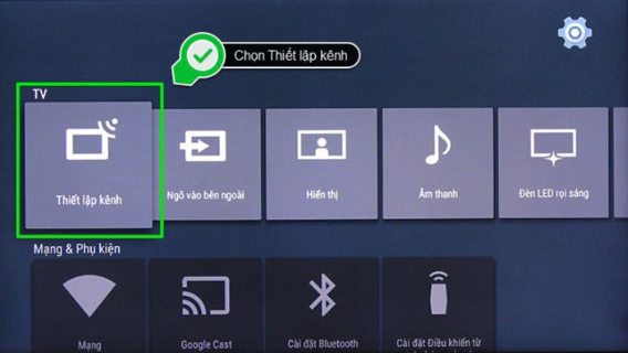 Cách xóa kênh trên tivi Sony