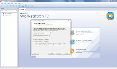 Choose the partition and managed the storages you wanted like 10 GB