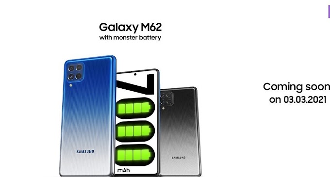 Samsung Galaxy M62 With 7000mAh Battery Full Specifications