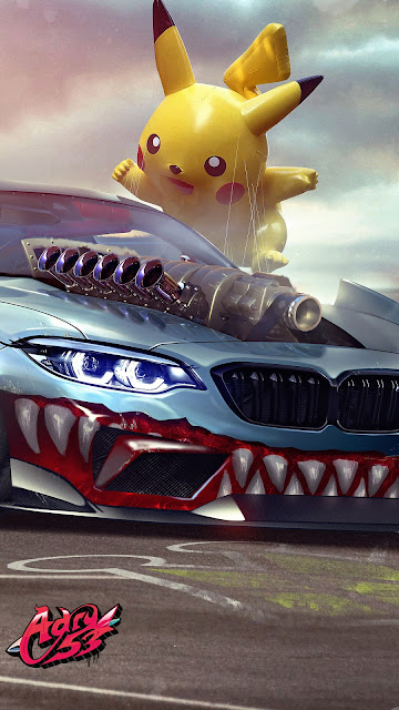 BMW M2 Supercharged Pokemon Desktop Wallpaper