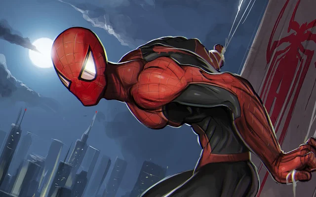Spiderman Superhero Art Wallpaper