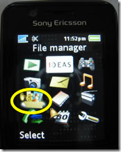 Sony Ericsson - File Manager