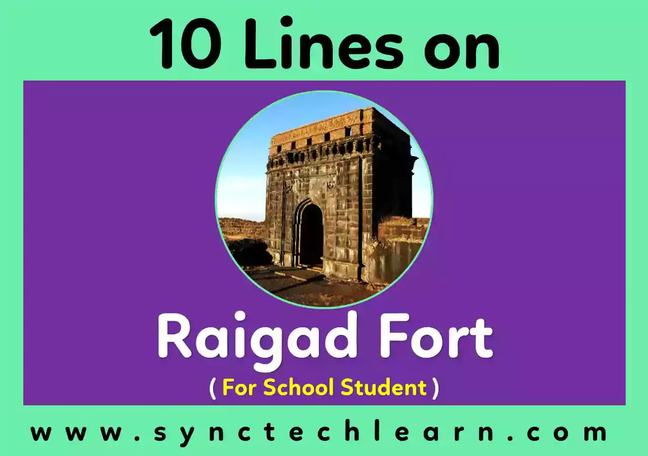 10 lines about Raigad Fort