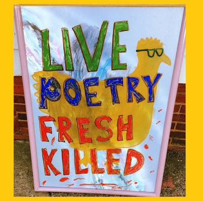 live poetry fresh killed sign that looks like live poultry fresh killed