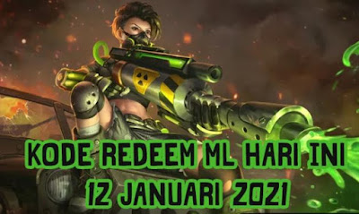 Kode Redeem Mobile Legends ML Terbaru 12 Januari 2021