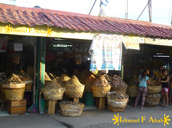 Dried seafood for sale in Taboan Market, Cebu City