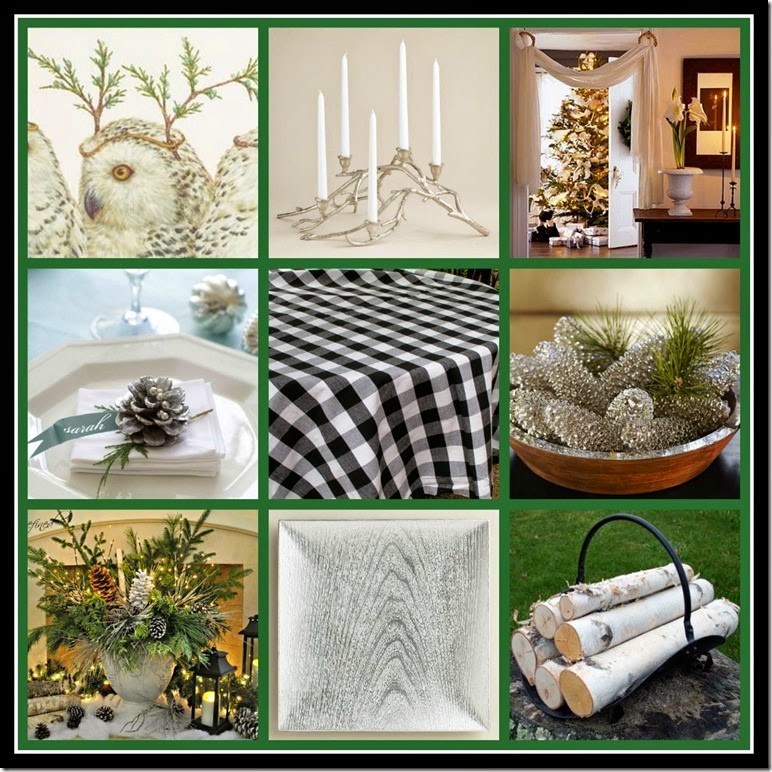 Ribbet collage Christmas 2014 dining room