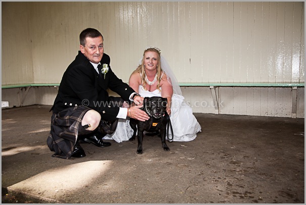 staffie wedding photography at the cults hotel aberdeen