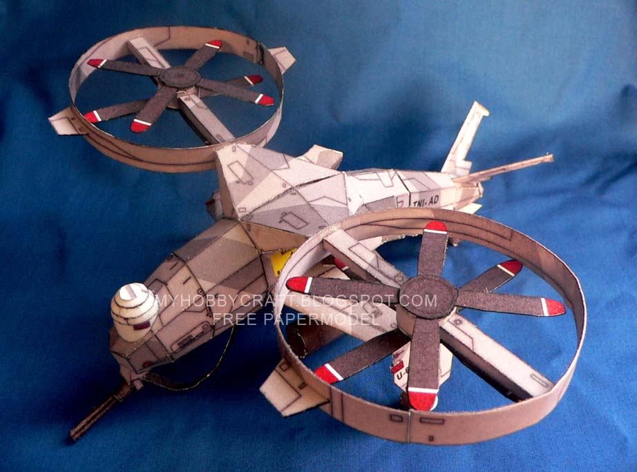 RA67 Unmanned Combat Air Vehicle Papercraft