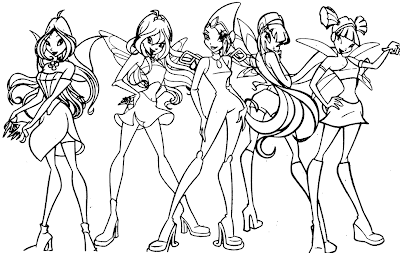 Desenhos para Colorir Winx Club