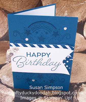 Stampin' Up! UK Independent Demonstrator Susan Simpson, Craftyduckydoodah!, Birthday Blast, Coffee & Cards project April 2017, Supplies available 24/7 from my online store, 