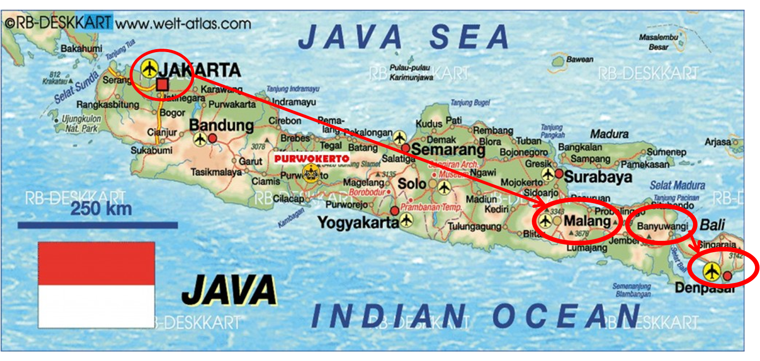  Malang  Indonesia Map 