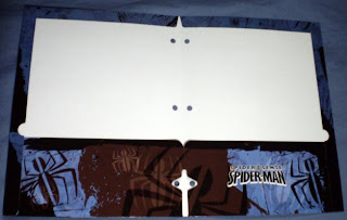 Interior of Spider-Man Spider Sense portfolio