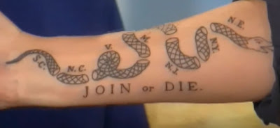 Craig Ferguson Join Or Die Tattoos