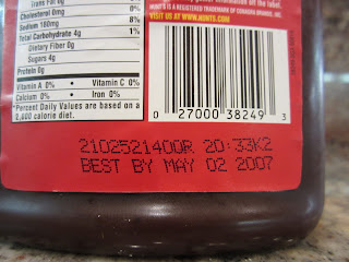 out of date ketchup