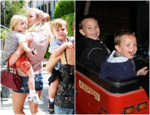 Of the bond her boys share, Britney has said "They're almost like twins, 