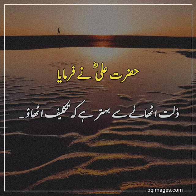 hazrat ali aqwal sms in urdu