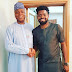 Basketmouth pays Senate President a courtesy visit at home