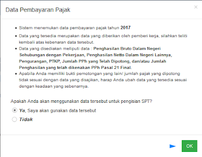 Cara Mengisi SPT Tahunan Formulir 1721-A1 Lewat DJP Online