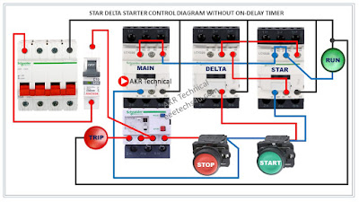 Star Delta Starter wiring