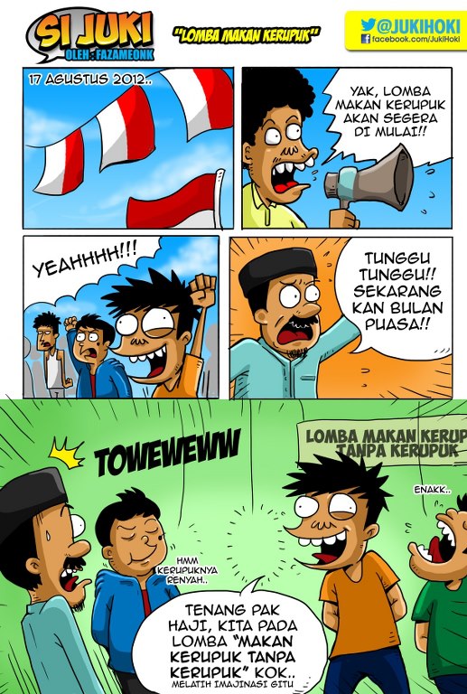 Gambar Lucu, cerita lucu, Komik si JukiGoresan Hati