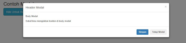 Mengenal dan Menggunakan Modal Bootstrap