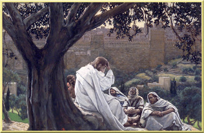 "The Prophecy of the Destruction of the Temple" -- by James Tissot - PD-1923