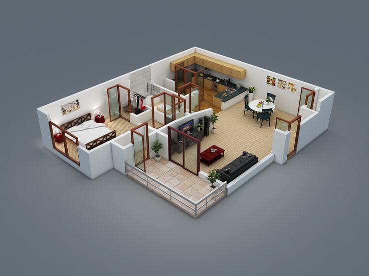 Desain Rumah idaman dan minimalis dalam bentuk 3D, Inspirasi Rumah 