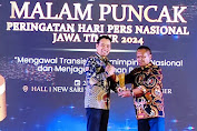  Sukses Bikin DPD RI Bertaji, LaNyalla Terima Special Award dari PWI Jatim
