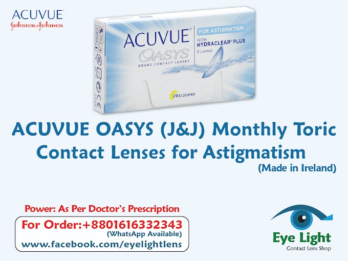 Monthly Toric Contact Lenses for Astigmatism | Quality Vision Correction for 30 Days with Maximum Comfort and Convenience