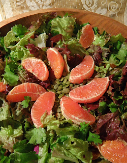 Salad Bowl with Orange Salad