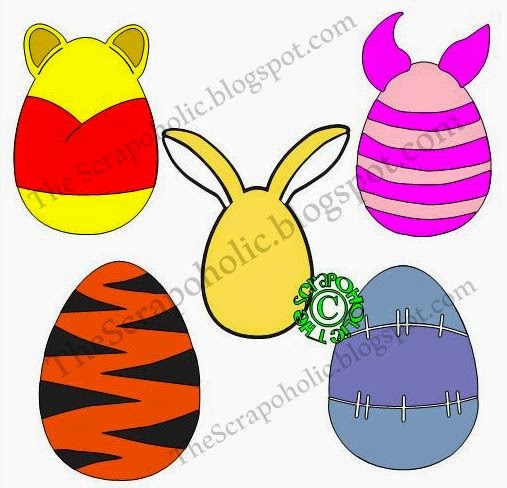 Download The Scrapoholic : 25 Days of Easter Cut File Freebies! ~ Day18