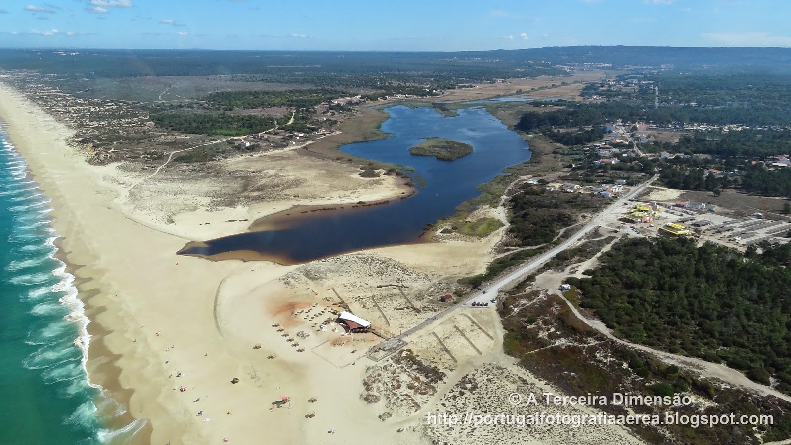 A Terceira Dimensão - Fotografia Aérea: Lagoa de Melides