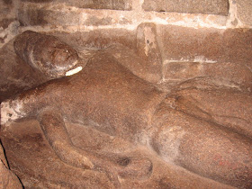 Reclined Vishnu Idol, Mahabalipuram