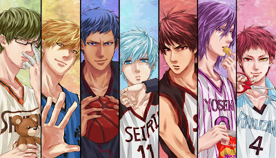 Poster anime bertema basket Kuroko No Basketball