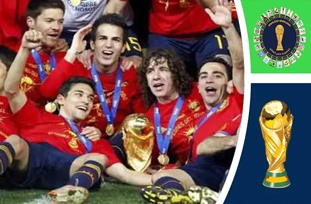 تتويج اسبانيا بمسابقة كاس العالم 2010