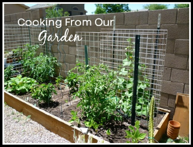 cooking from our garden by A Stroll Thru Life blog