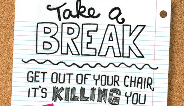 [Infographie] Travailler tue! Prenez un break …