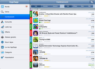 Le migliori offerte e le applicazioni dell'app store con ''AppZapp HD''.