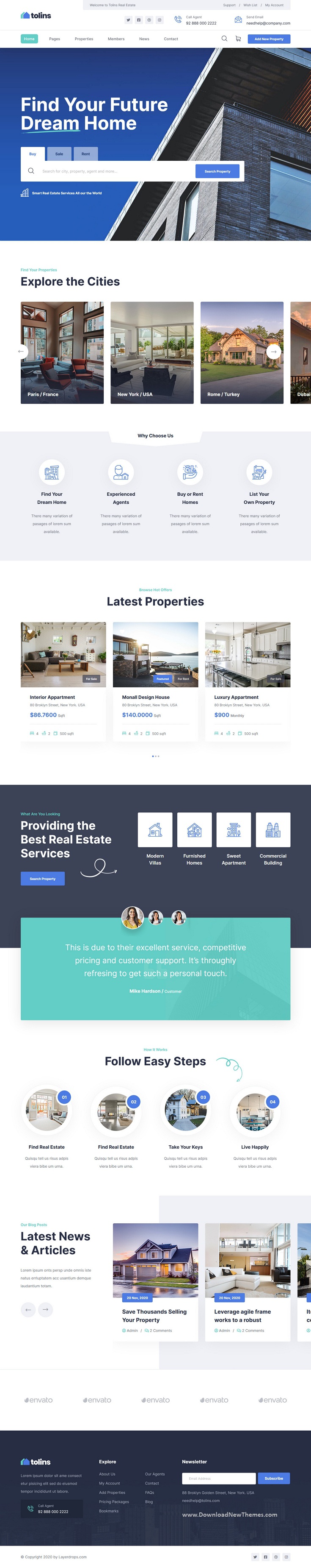 Real Estate Business HTML Template