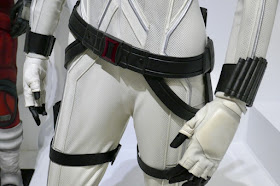 Black Widow white costume belt detail