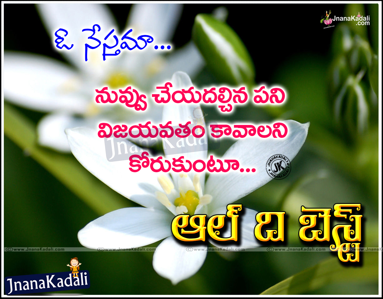 All The Best Quotations for Your Boss in Telugu Language Top inspiring All The Best
