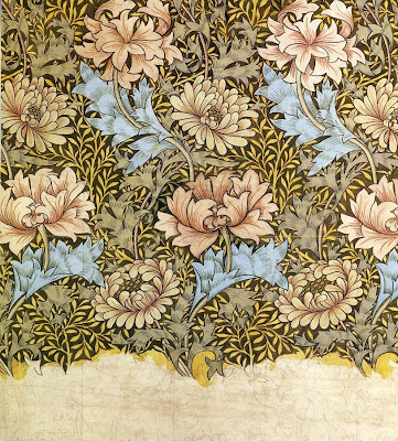 william morris work. I love seeing work in progress